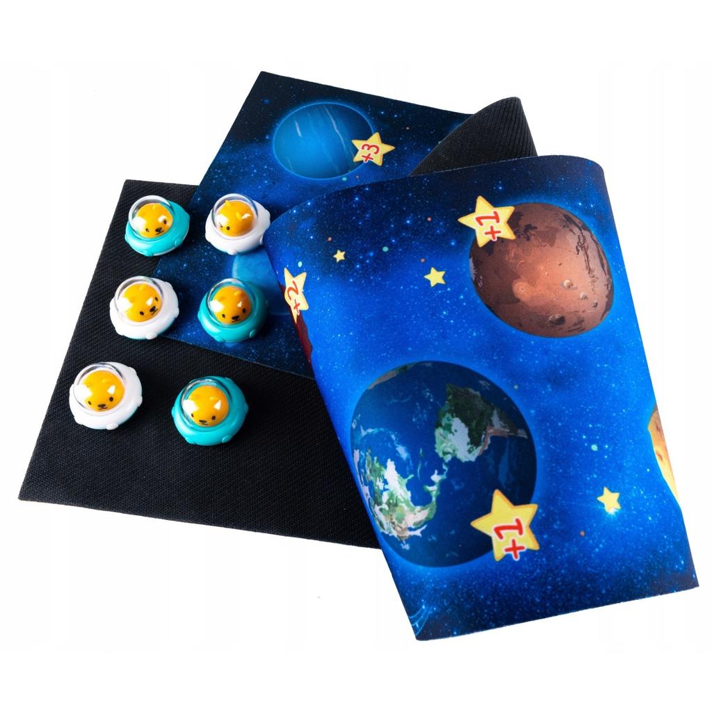 Spaceships Solar System Curling Mat Skill Game Set