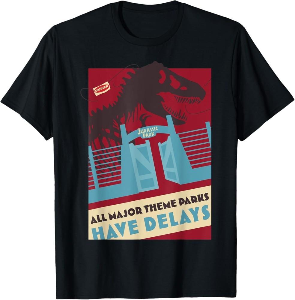 

Jurassic Park Delays Simple Gate Graphic T-Shirt T-Shirt 4XL