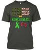 I AM THE FACE OF KIDNEY DISEASE Tee T shirt Made in the USA Size S to 5XL
