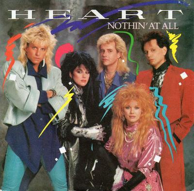 7inch Record HEART - Nothin' At All CL507 Capitol Records 1988 UK Rock Used