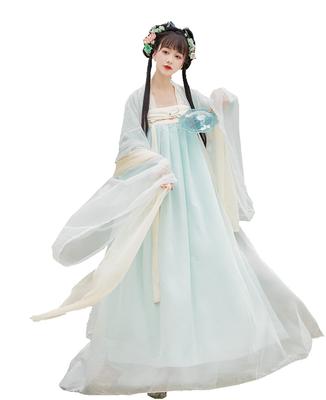 Hanfu Cosplay Staroveký Čínsky Tang Drak Tetovacia Nálepka Súčasťou [Yousaku Co., Ltd.] Kostým, Dámsky, Kostým, Halloween, Javisko, Dvor, Sukňa,