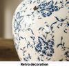 Rustics Farmhouses Ceramics Vases NonSlip Base Artistic Crackles Texture Florals Displays Living Room Accent