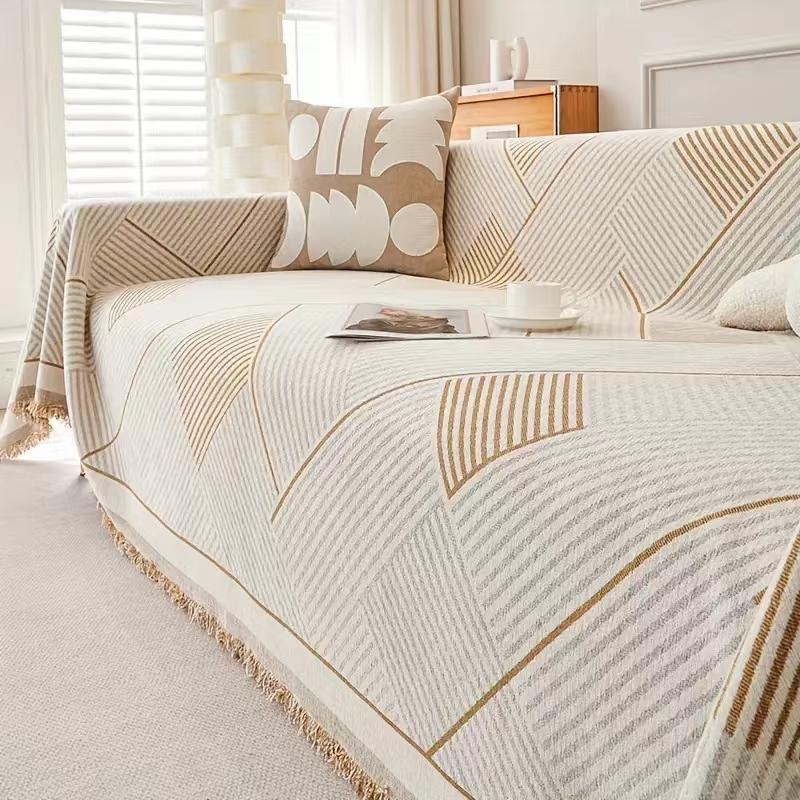 

Чехол для дивана с полосатым геометрическим узором, диван, покрывало, чехол для дивана для гостиной на 3 места, защитное покрытие для мебели на все времена года 180x130cm