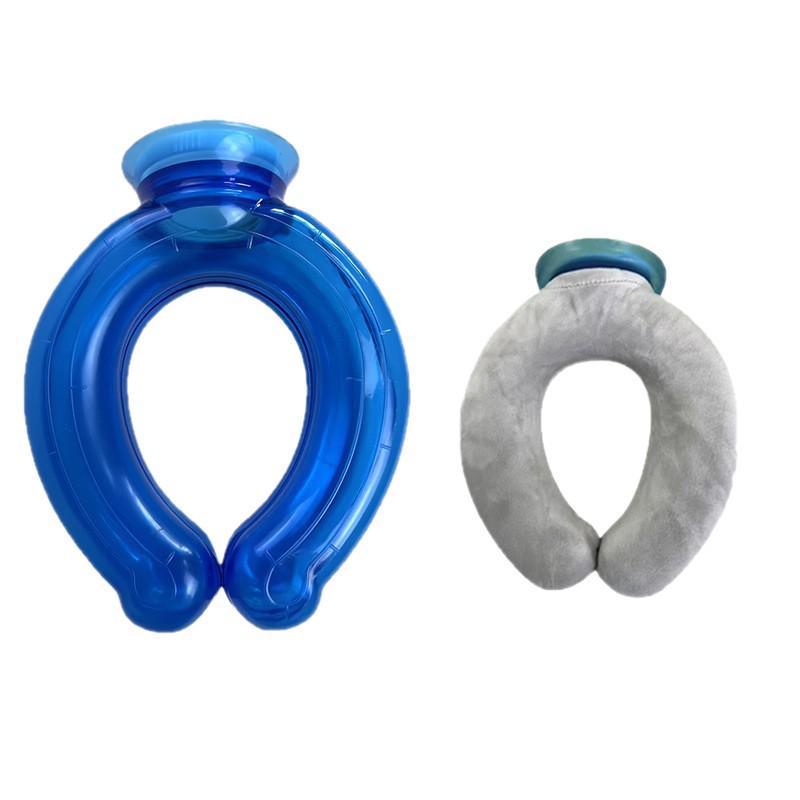 New U-Shaped Hot & Cold Compress Pillow: Neck Support & Knee Warmer with Large Caliber.