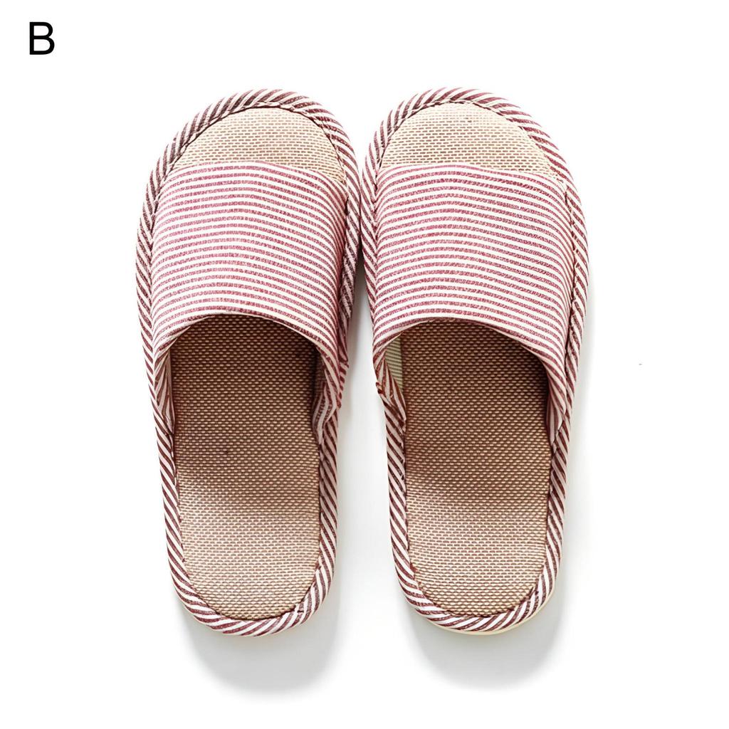 Four Season Indoor Slippers Floral Print Simple Durable Sole Women Slippers