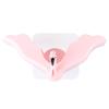 1pc Dish Set Wall-Mounted Soap Holder Flamingo Style Smooth Drainage Bathroom Organizer Soap Bar Storage Holder Home Use