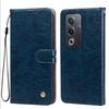 Vintage Crazy Horse Texture PU Leather Flip Wallet Phone Case for OPPO A3 Pro 5G Card Holder Kickstand Shockproof Protective Cover