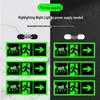Glow-in-the-Dark Emergency Exit Sign