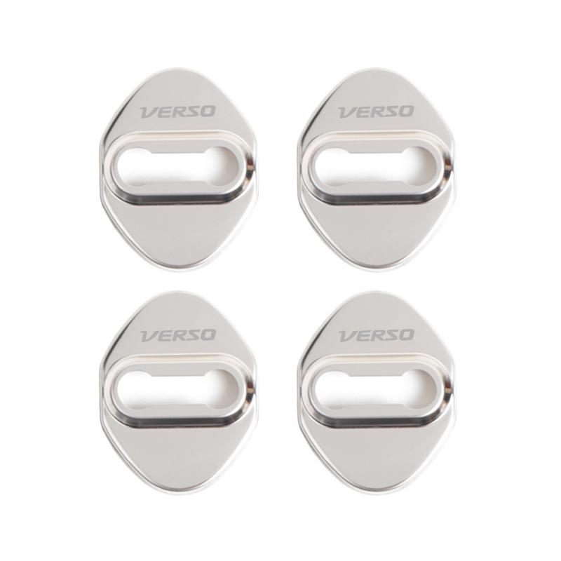 

4pcs Car Door Lock Cover Protect Buckle Cover Stickers For Toyota Verso Accessories