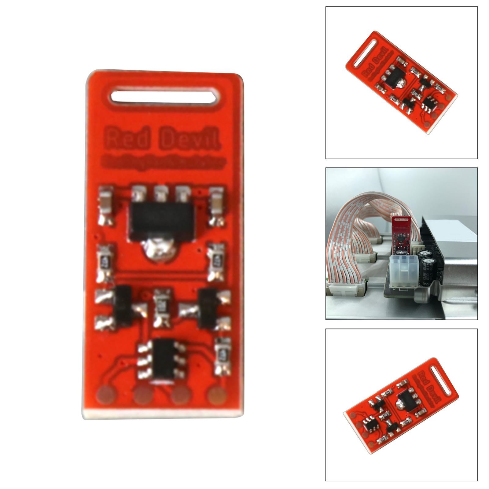 

Red Devils Analog Speed Device In-line Version Of 12V PWM Frequency Conversion Silent Fan Speed Simulator