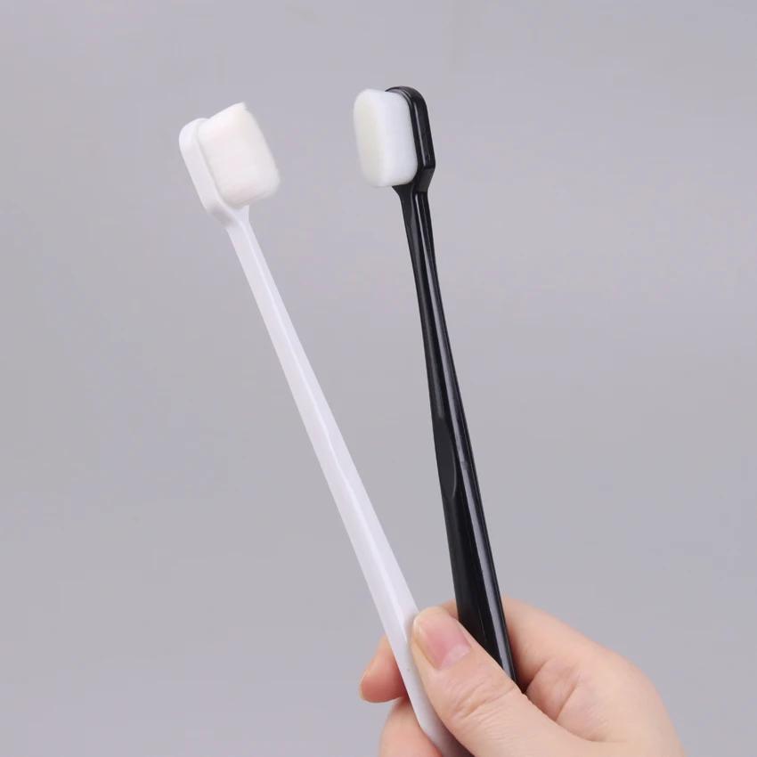 5PCS Soft Bristled Nano Toothbrush Deep Cleaning Ultra-Fine Toothbrush Portable Travel Dental Oral Care Brush Manual Toothbrush