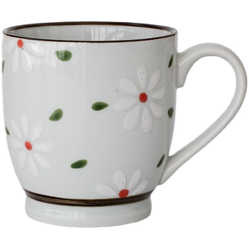 OLOEY Fishing Fire Hand-Painted Ceramic Mug Set