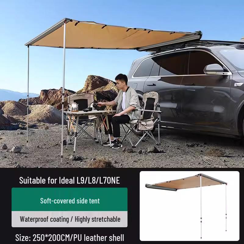 Universal Car Roof Platform Luggage Rack with Multi-functional Expansion Awning Side Tent for Ideal L7/L8/L9 ONE Explorer