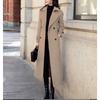 Korean Style Thickened Woolen Overcoat for Women, Autumn Winter New Wool Blend Outerwear Coat