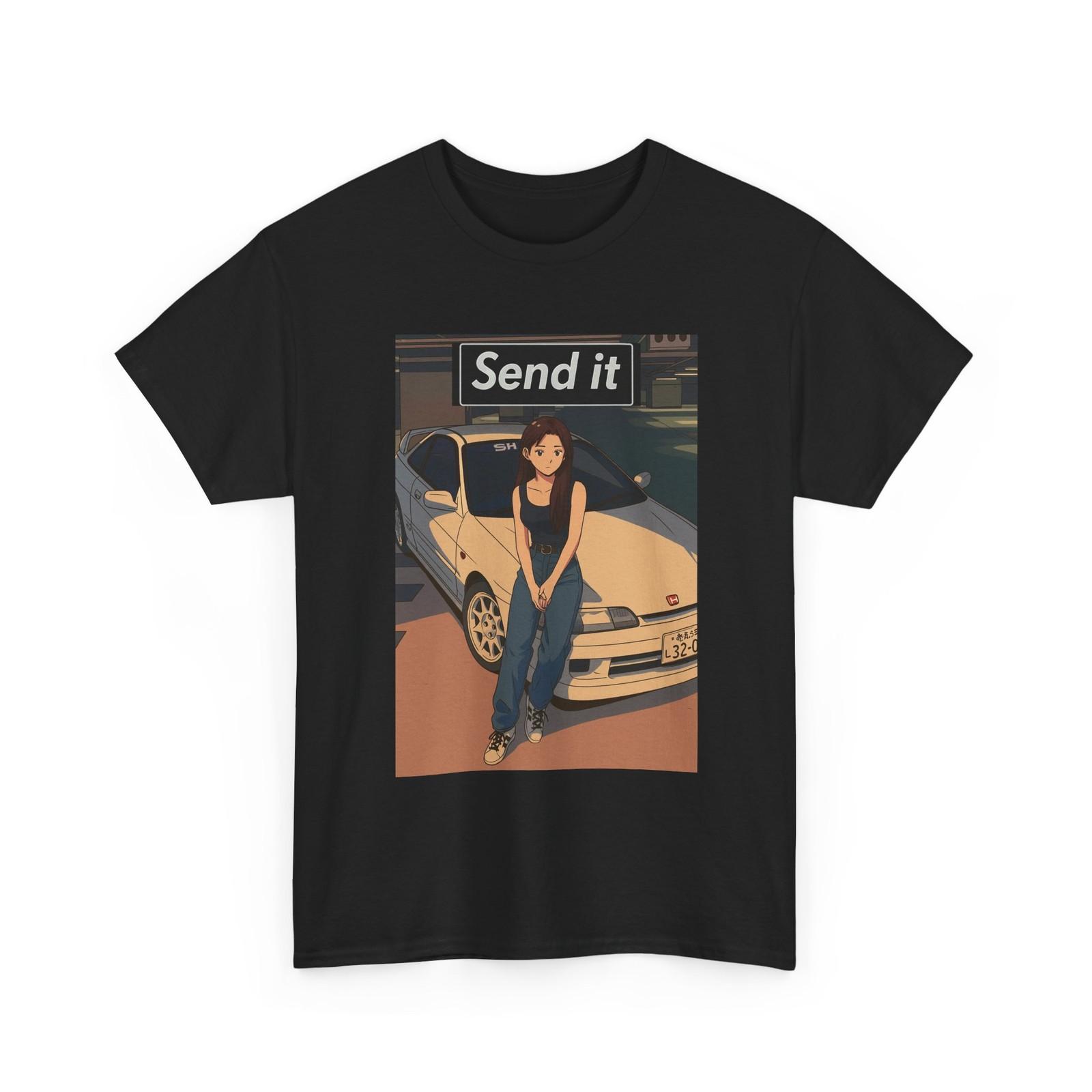 

Send It Jdm Integra Unisex Heavy Cotton Tee 100% Cotton T-shirt Mens Tees Top S