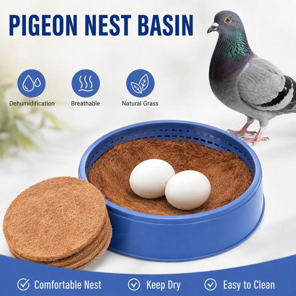 New Soft Nest Liner Pigeon Nest Bowl Plastic Mesh Structure Pigeon Egg Basin Breathable Bird Nest Bowl Bird Nesting