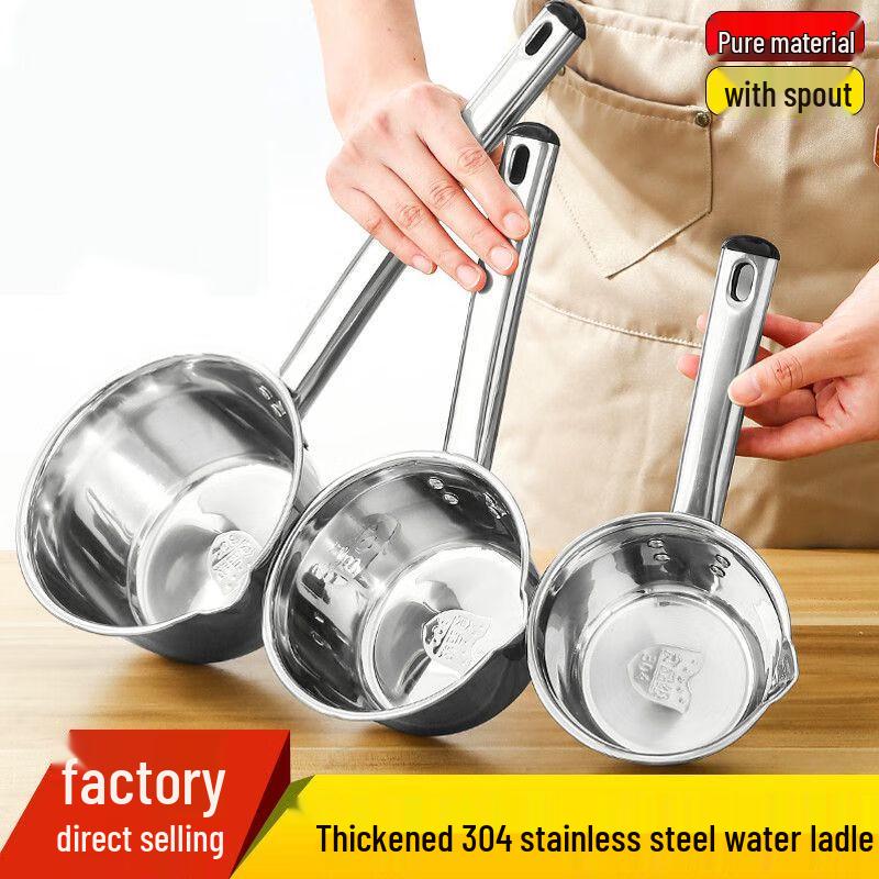 Naijiang 304 Stainless Steel Long Handle Kitchen Ladle