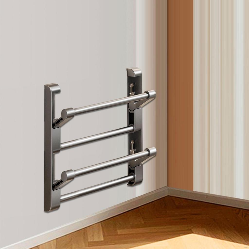 Foldable Wall-mounted Shoe Rack Saves Space And Allows You to Hang Accessories in Caravans, Closets,