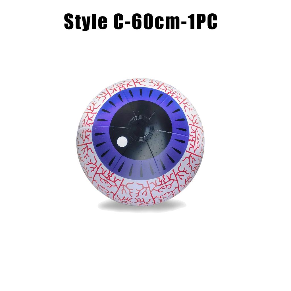 Giant Inflatable Eye Balls Halloween Decorations LED Light Up Bloodcharge Eyeballs Decor for Scary Tree Ornaments Party Decor