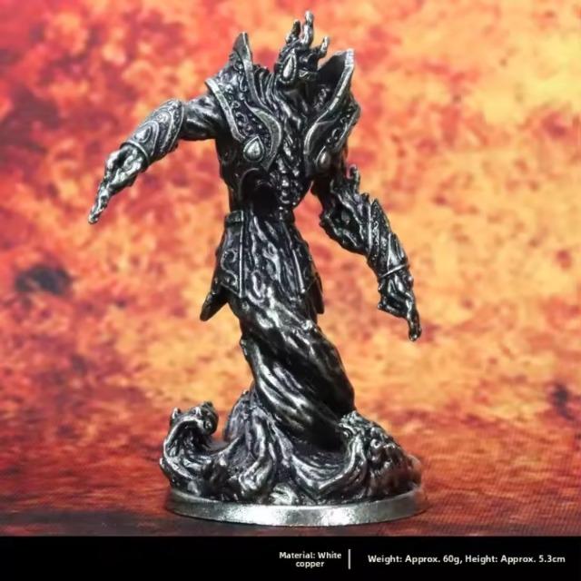 Cupronickel Metal Demon Undead Miniatures Fantasy RPG Tabletop Game Figures for Pathfinder & Similar Tabletop Gaming