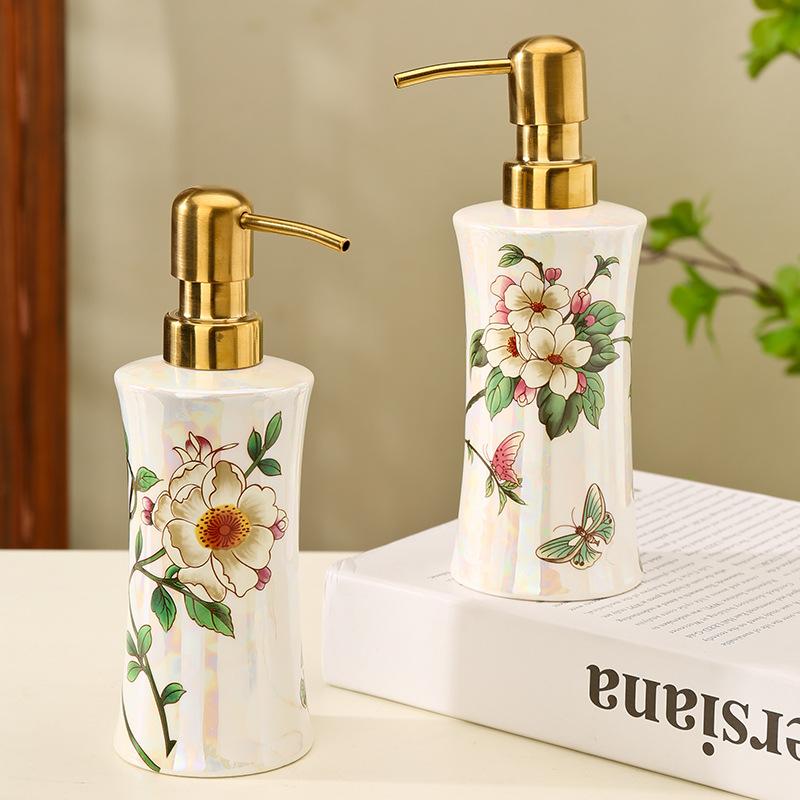250ml soap dispenser ceramic press bottle shampoo and shower gel dispensing bottle bathroom accessories bathroom accessories