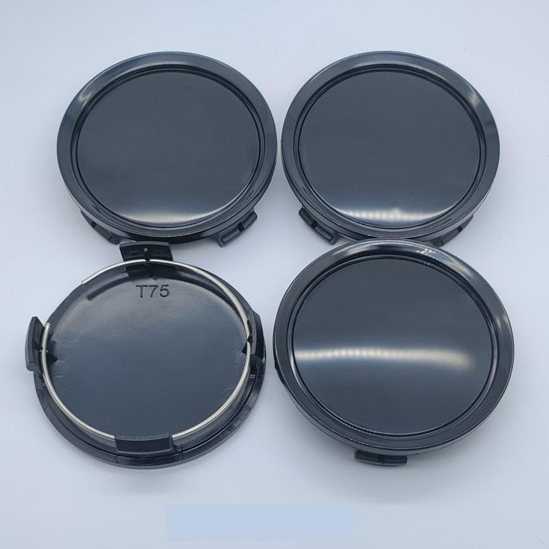 4pcs/lot Blank No Logo 74mm Wheel Cap For Mercedes-Benz Wheel Center Caps Hub Caps Fit 65mm Emblem Sticker Black Silver LM6