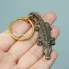 1 Piece Brass Animal Statue Vintage Brass Action Figurine Table Feng Shui Decor Office