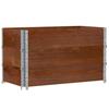 Plant Box Brown 100 X 50 Cm Solid Pine Wood