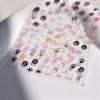 1pcs 5D Cute Pink Cat Claw Nail Art Stickers Slider Nail Decorations Decals Self-Adhesive Manicure Accessory DIY