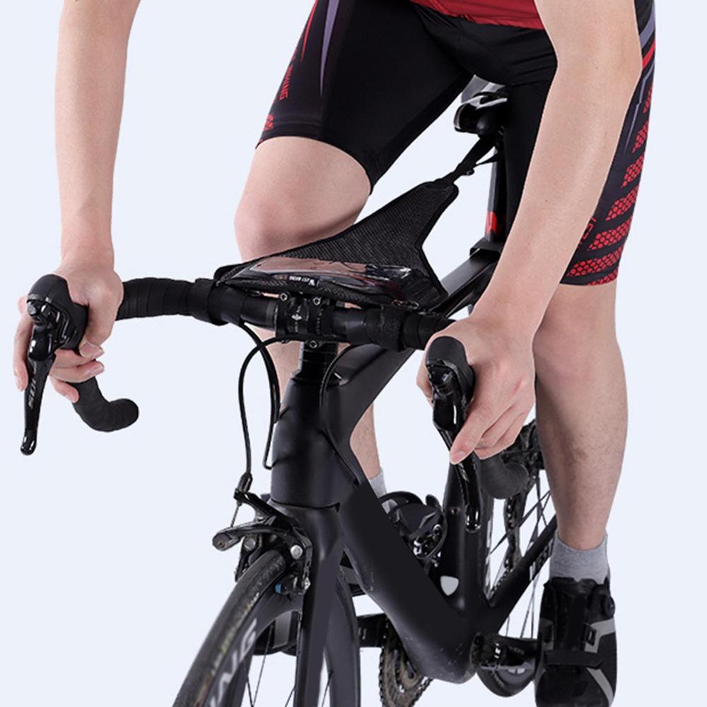 Sweat Absorb Bike Sweat Guard With Phone Pouch Bicycle Trainer Sweat Net  Mountain Road Bike