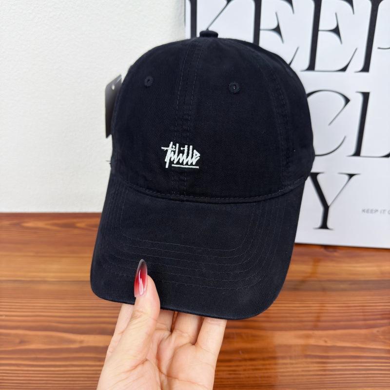 American Retro Letter Embroidered Baseball Cap for Women, Spring and Summer New Curved Brim To Show Face, Small Casual Cap for Men