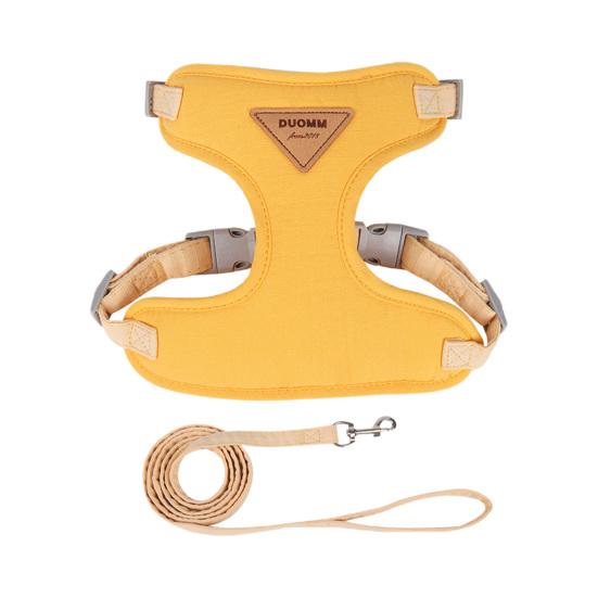 1 Set Pet Harness Comfortable Breathable Escape-Proof Adjustable Dog Harness Leash Set for Home Outdoor