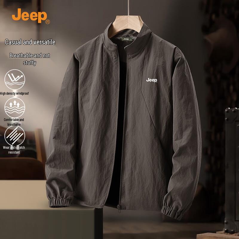 JEEP Men's Casual Multi-Pocket Water-Repellent Jacket