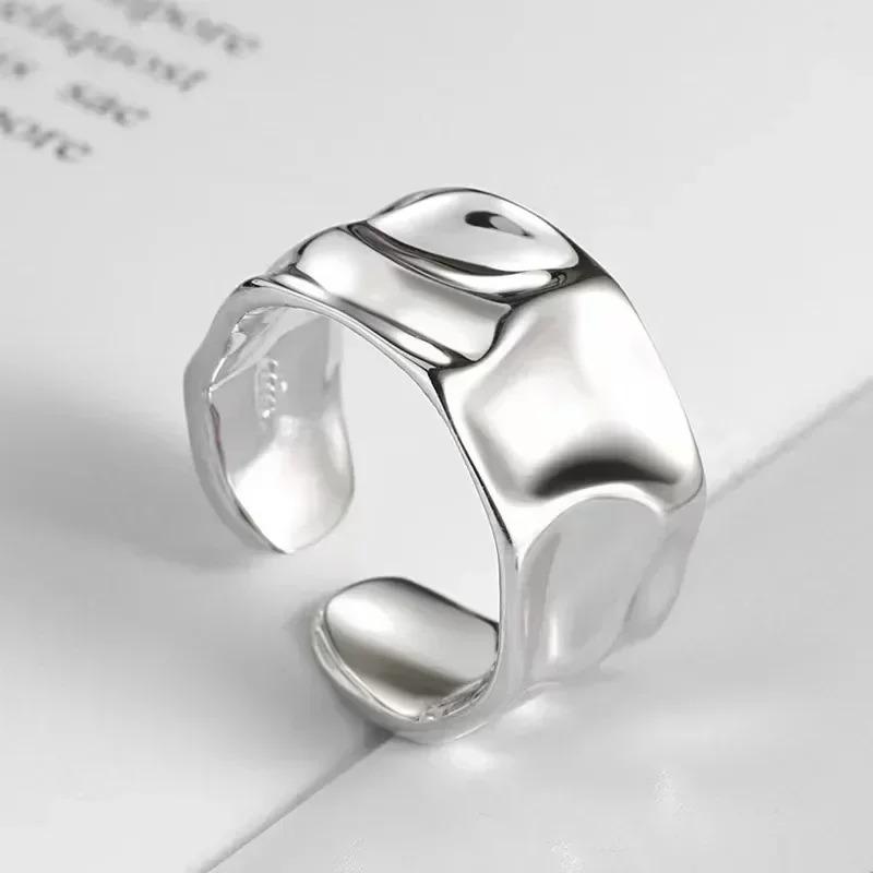 New Design Rings for Women Geometric Irregular Adjustable Opening Finger Ring Luxury Jewelry Gifts Party Accessories Ring
