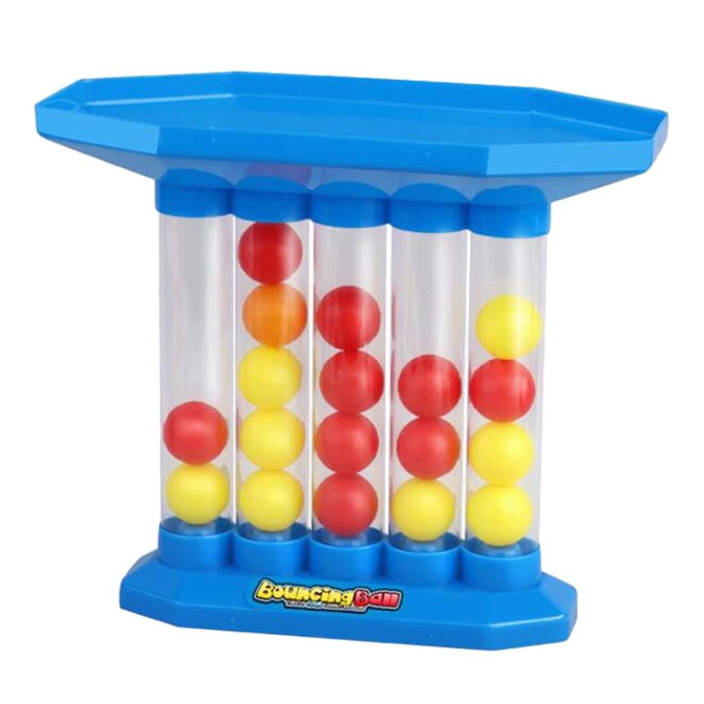 Gioco di Palla da Collegare, Giocattolo Interattivo da Rimbalzo per Scrivania, Gioco con 4 Tiri per Bambini Famiglia Età 3+ 5 6 7
