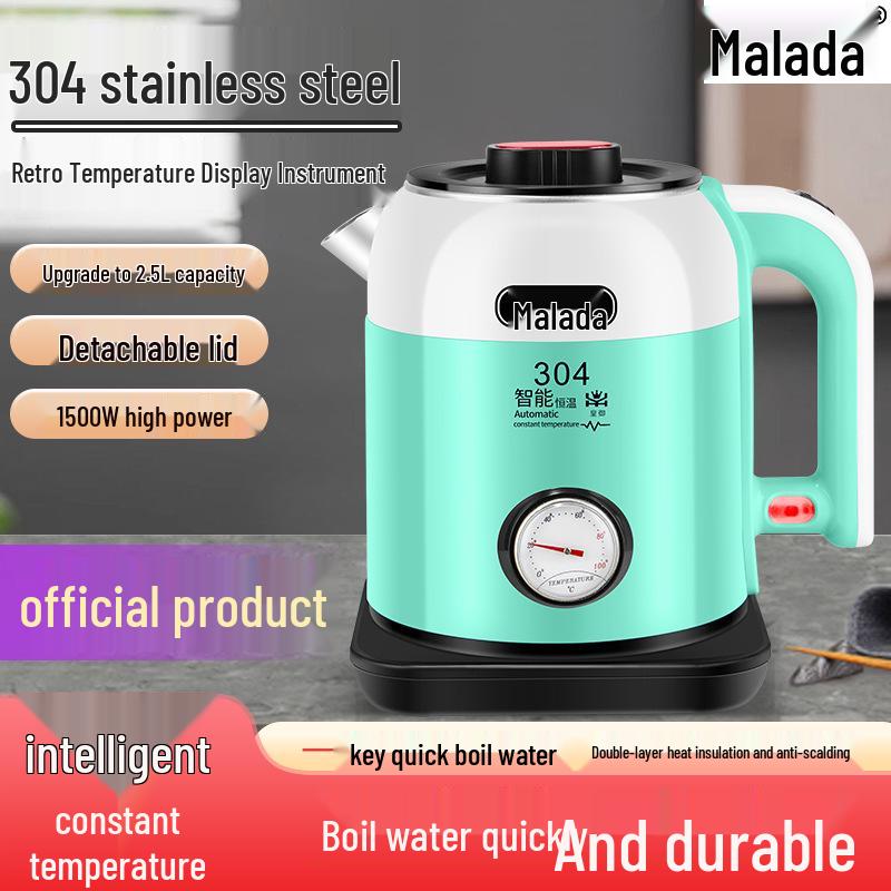 Wanlida Durable Anti-Scald Smart Electric Kettle with Temperature Display