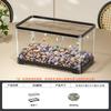 Traditional Style Fish Tank Mini Desktop Aquarium for Living Room Self-Cleaning Eco Landscape Goldfish Bowl Modern Home Decor