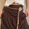 Fashionable Knot Vintage Design Waist Chain With Copper Coin Accents For A Touch Unique