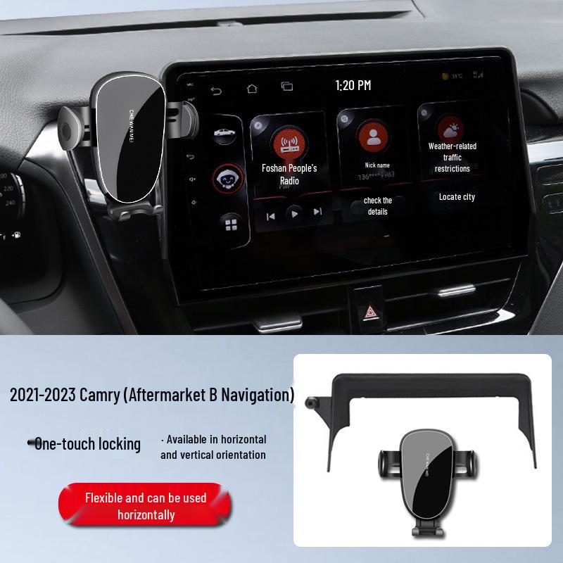 Toyota Camry 2023 8th Gen Car Mount - Luxury & Fashion Edition, Large Screen Center Console.