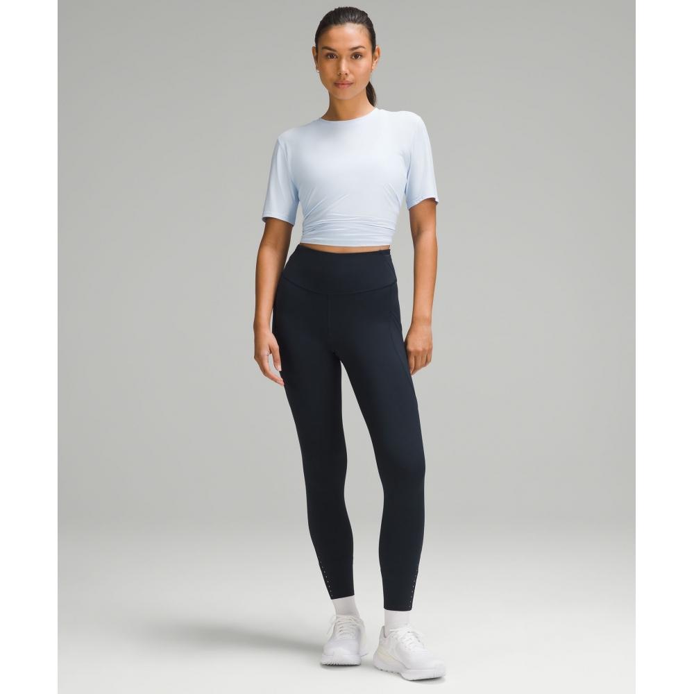 Lululemon Fast And Free High Rise Tight 25  Pockets  Updated True Navy