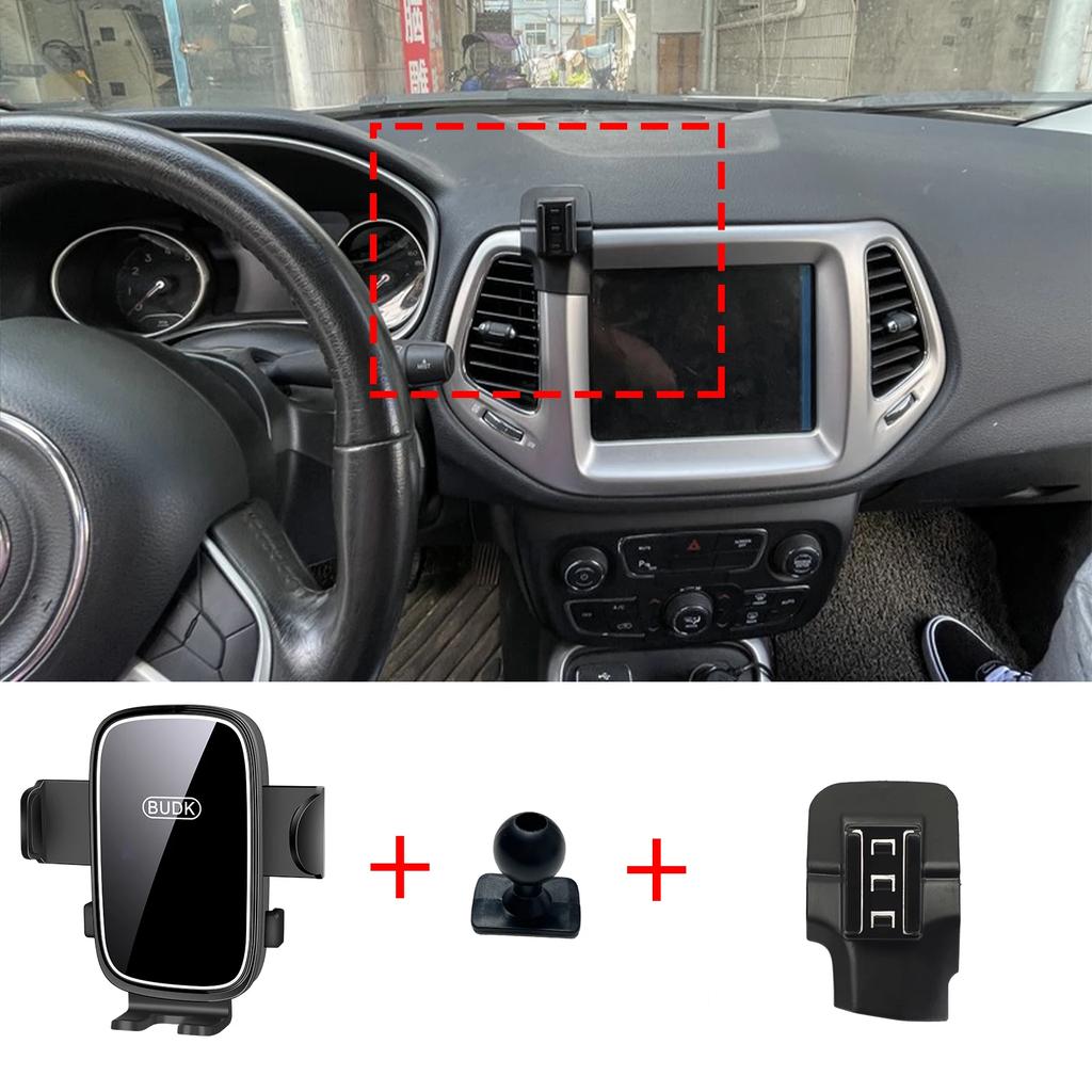 Car Mobile Phone Holder Accessories for Jeep Compass 2017~ GPS Bracket Navigation Stand Auto