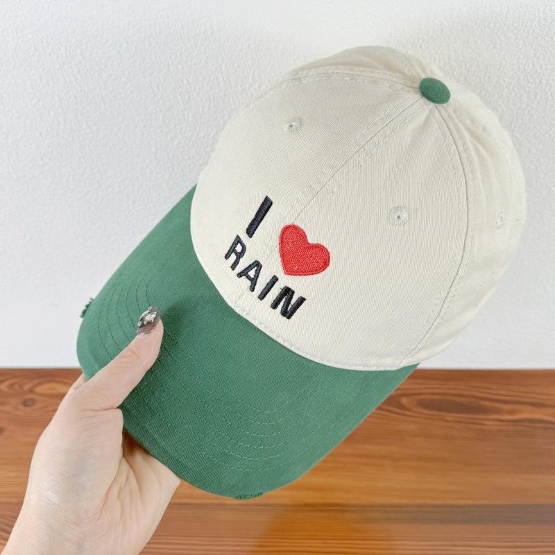 

Korean Style New Baseball Cap Women s Fashion Big Head Circumference Face Small Embroidered Letter Sunshade Cap Men Dad Hat 56-59CM зелений