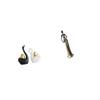 Elegant Swan And Tribal Lady Figurines Artistic Tabletop Ornaments Vintage Decorative Sculptures for