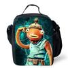FORTNITE Cartoon Children's Picnic Bag, Kids Insulated Cooler Lunch Bags Cute Portable Lightweight, For Boys & Girls Ages 5-10.