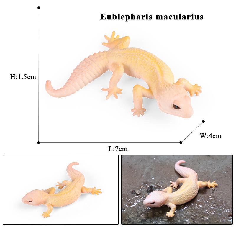 Oenux Simulation Reptile Lizard Chameleon Geckos Insect Animals Model Action Figure Collection Toys Kids Gift Home Decorations