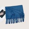 Autumn and Winter New Solid Color Scarf Imitation Cashmere Scarf Women's Warm Shawl Scarf