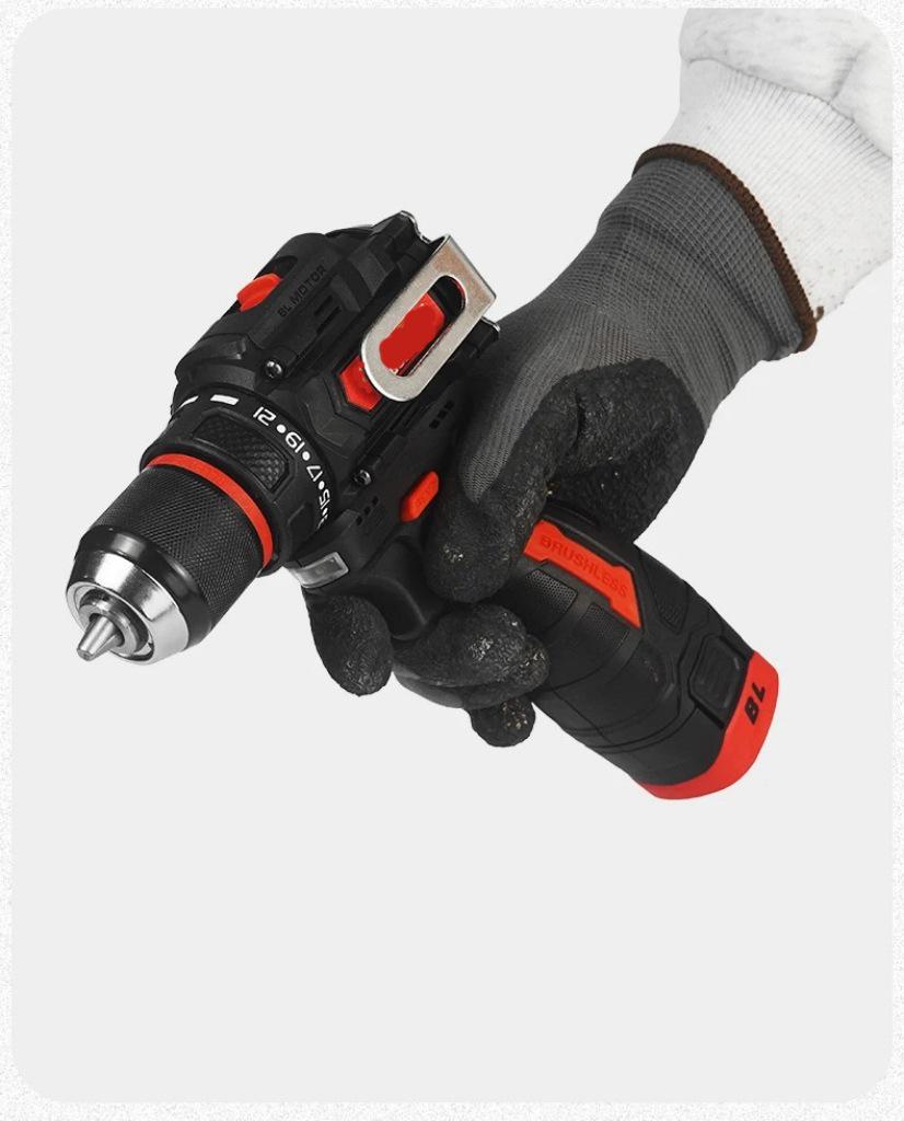 Hot Selling Lithium Battery Brushless Electric Hand Drill & Screwdriver Set