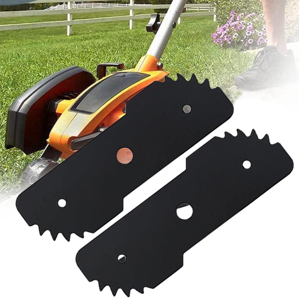Edge Hog Cutter Replacement Trimmer Edger Cutter 2 Pieces High-Strength Landscape Trimmer Parts For Adults Enthusiasts Beginners