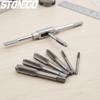 Metric Plug Tap Wrench Set 5pcs/7pcs M3-M12 Hand Screw Tap Die Tool Stainless Steel Precision Threading