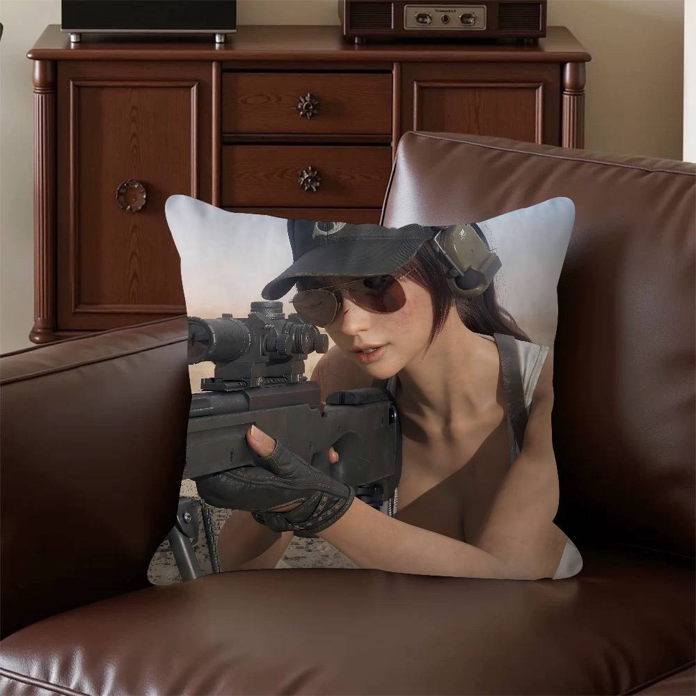 T-Tomb Raider Anime Games Pillow Cushion Cover Pillowcase Living Room Sofa Home Decor Customized